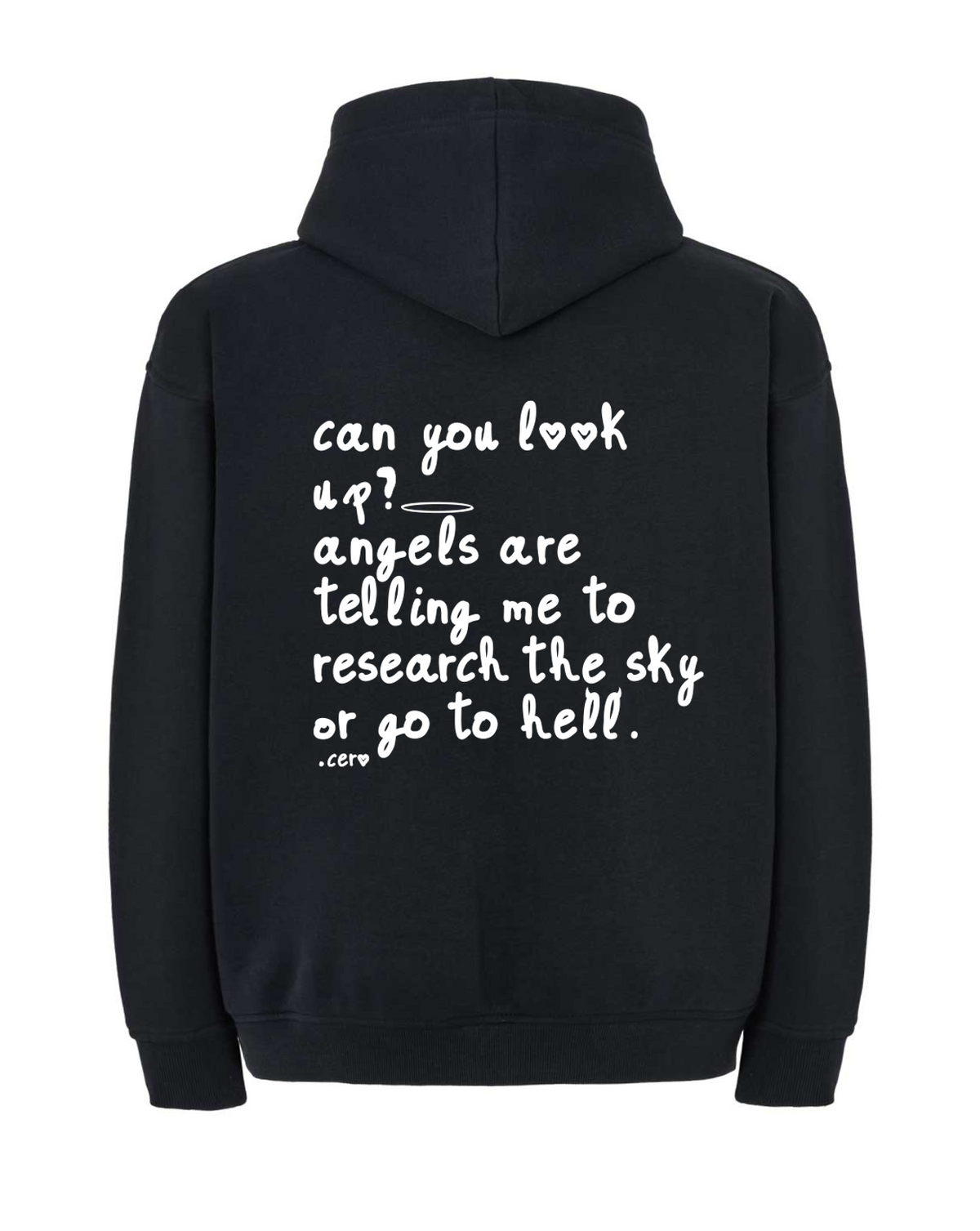 Sudadera oversize negro